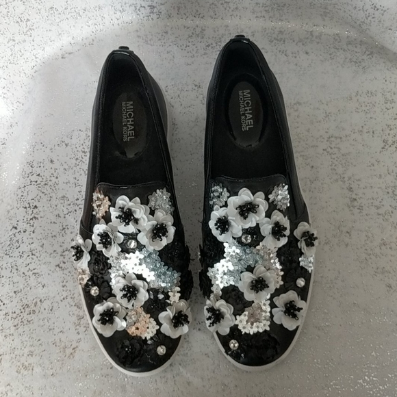 Michael Kors Shoes - Michael Kors Trent Platform Embellished Sneakers